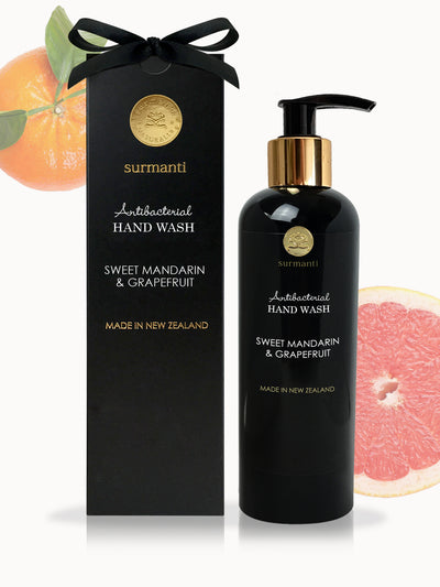 Hand Wash - Sweet Mandarin & Grapefruit (300 ml) - Surmanti - Made In New Zealand