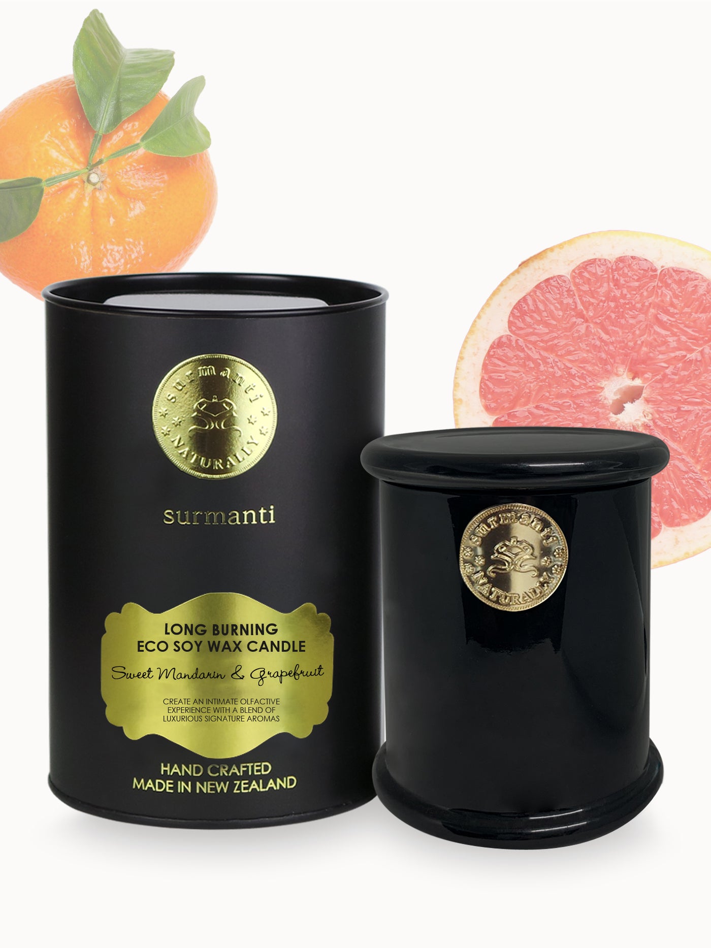 Sweet Mandarin & Grapefruit Eco Soy Wax Candle