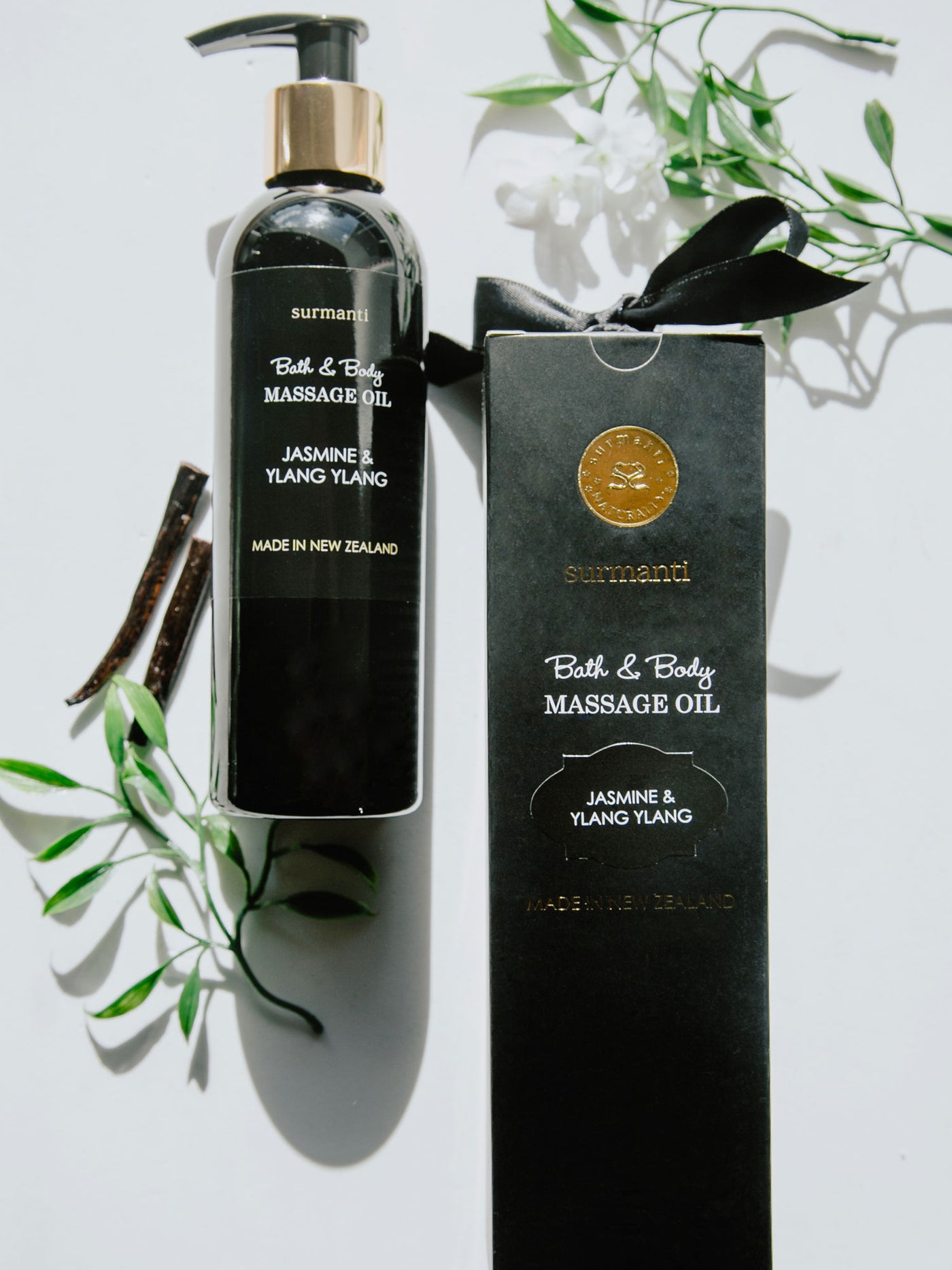 Jasmine & Ylang Ylang Bath Body & Massage Oil - Surmanti - Surmanti - Made In New Zealand